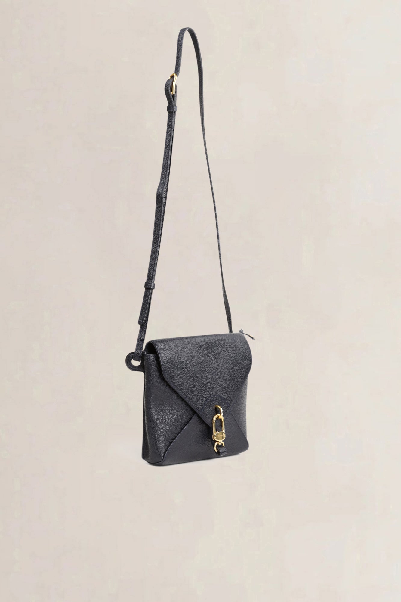 Delvaux Blue Grelon Crossbody Bag