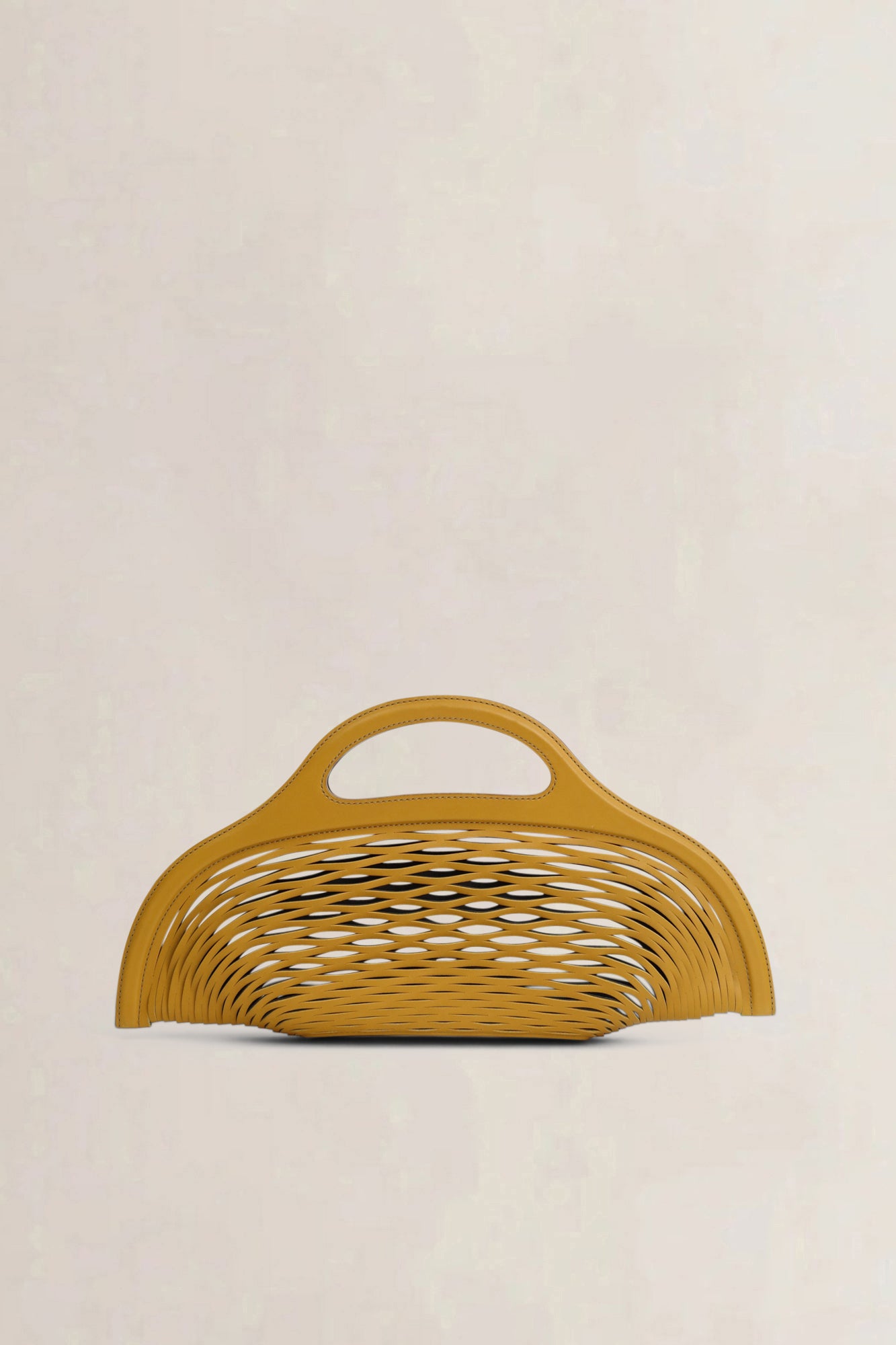 Delvaux Yellow/Black Charles Kaisin The Basket Bag