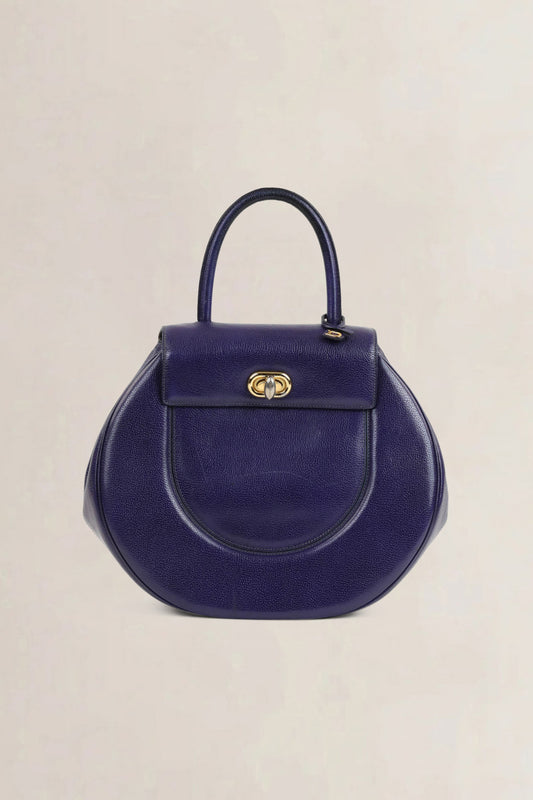 Delvaux Purple Extase Top Handle Bag