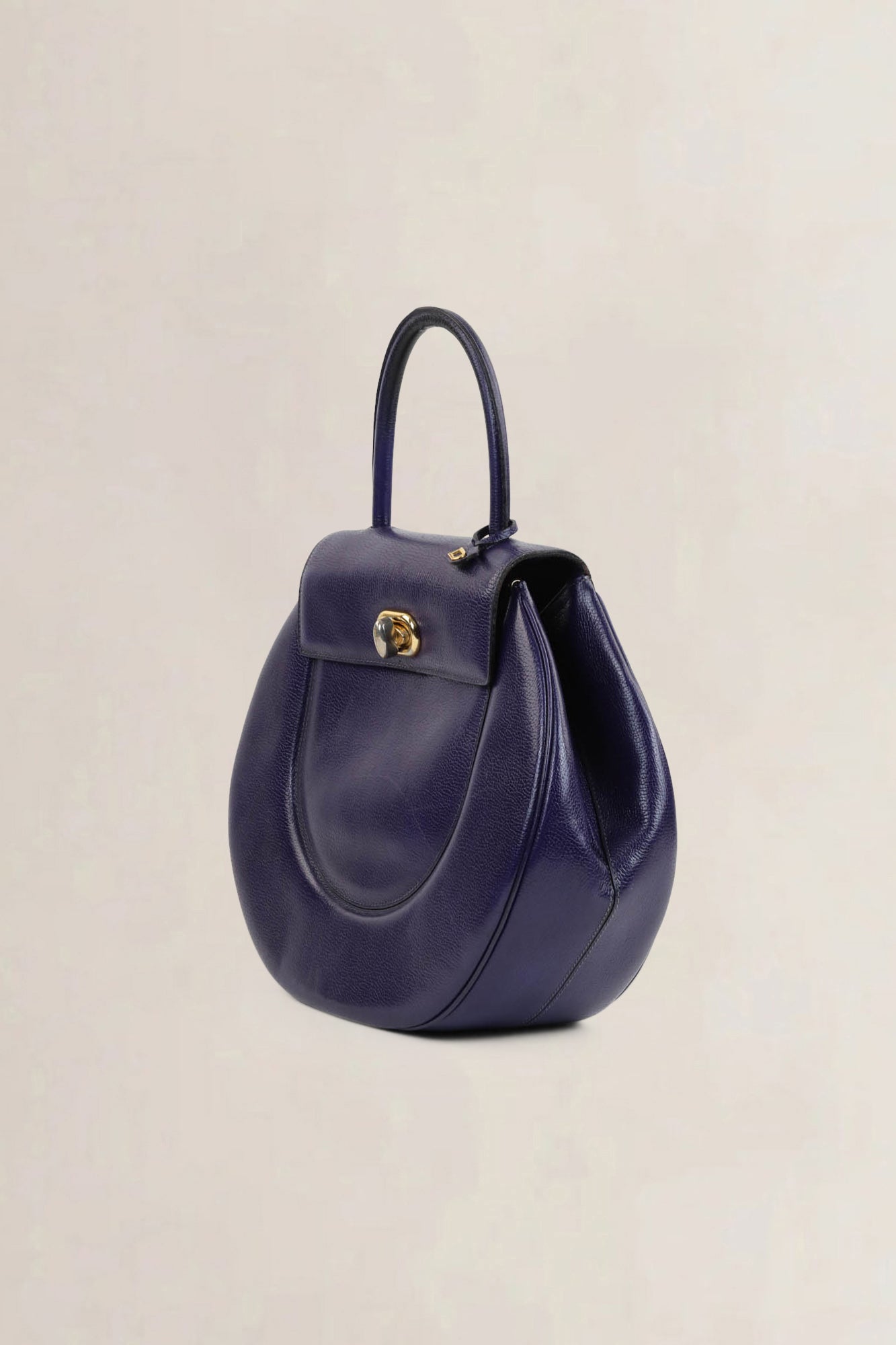 Delvaux Purple Extase Top Handle Bag