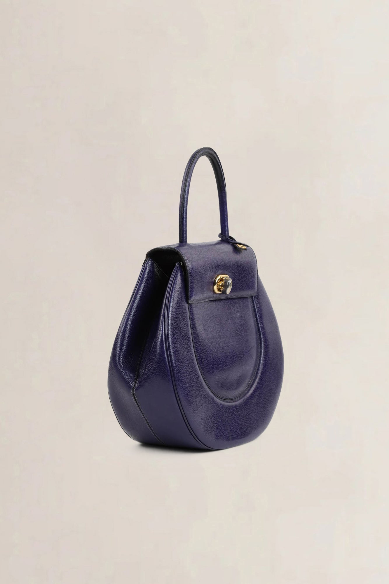 Delvaux Purple Extase Top Handle Bag