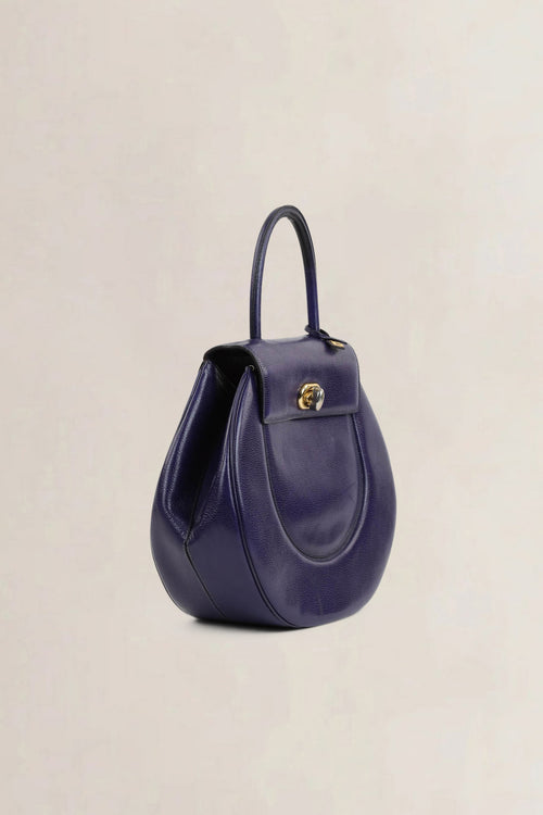 Delvaux Purple Extase Top Handle Bag