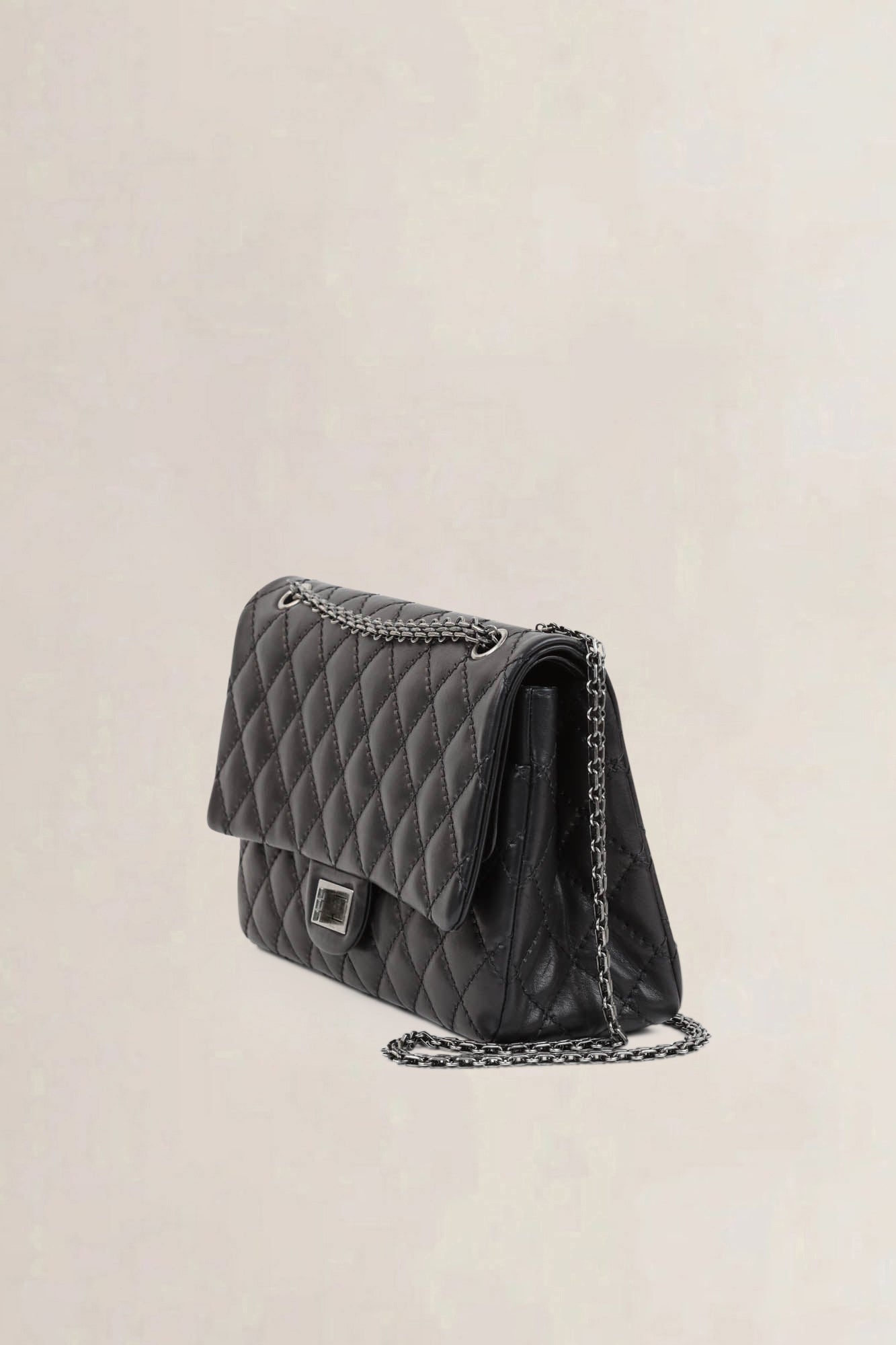 Chanel 2.55 Black Reissue Jumbo Crossbody Bag