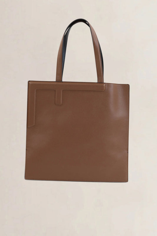 Fendi Brown/Black Flip Shoulder Bag