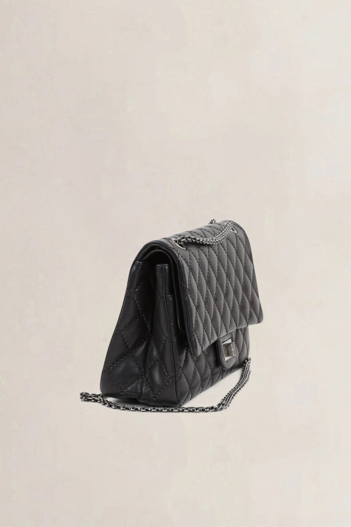 Chanel 2.55 Black Reissue Jumbo Crossbody Bag