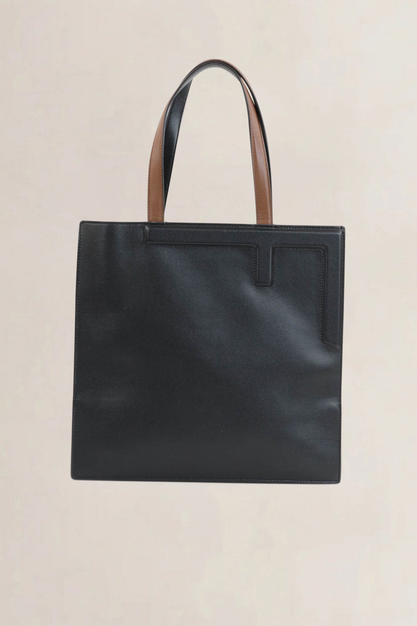 Fendi Brown/Black Flip Shoulder Bag