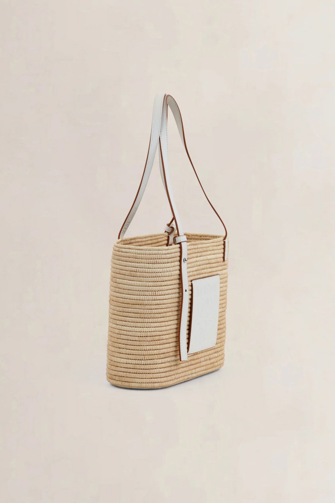 Loewe x Paula's Ibiza Small Square Raffia Basket Bag
