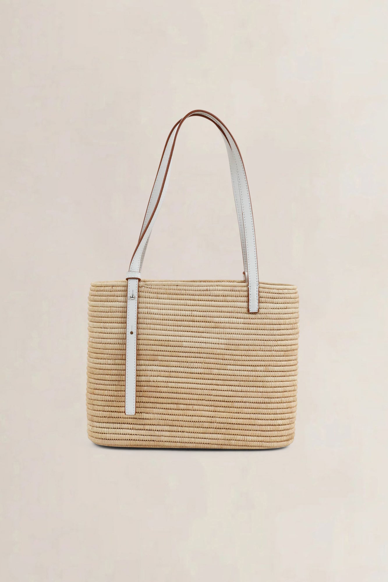 Loewe x Paula's Ibiza Small Square Raffia Basket Bag