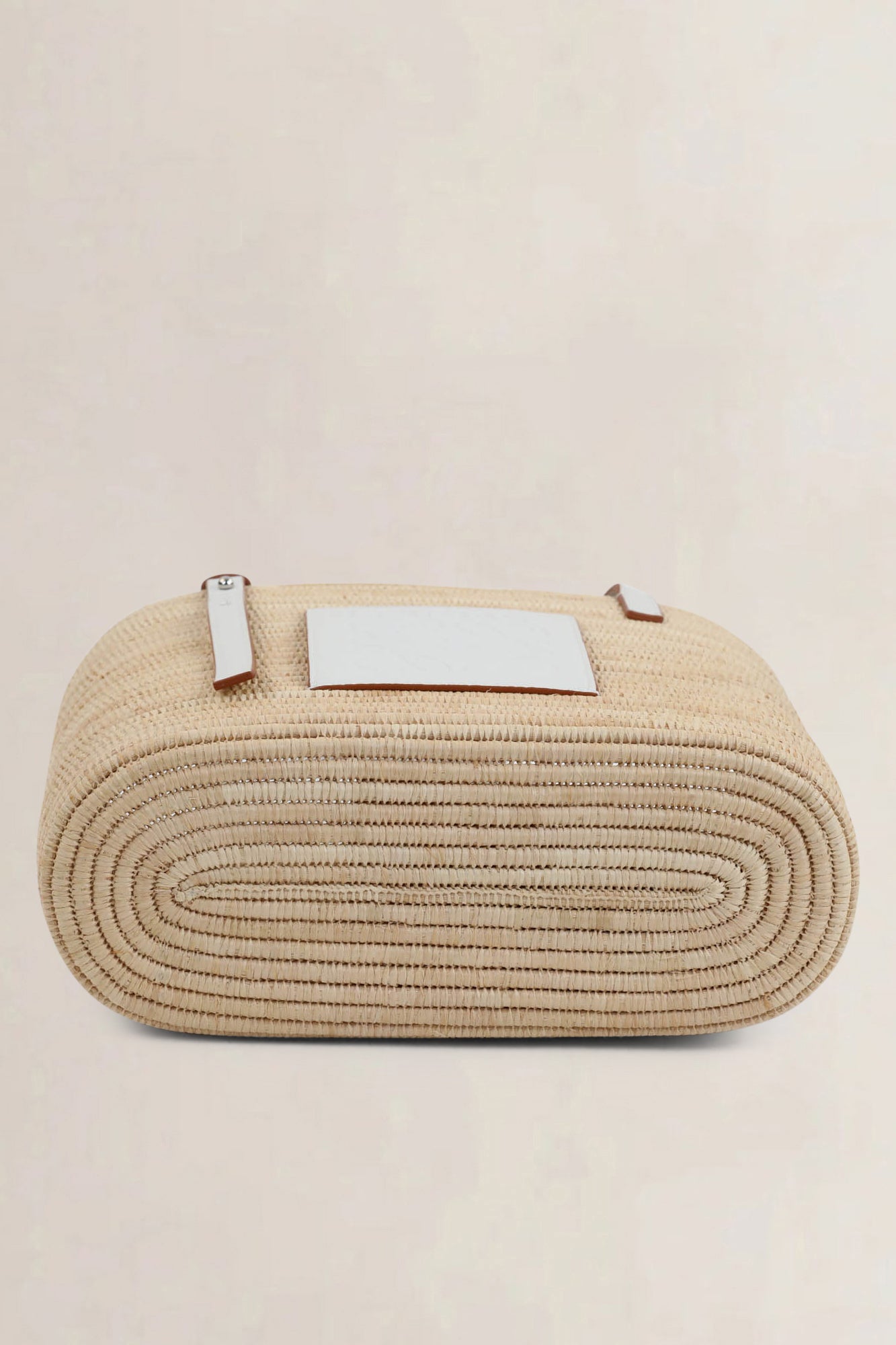 Loewe x Paula's Ibiza Small Square Raffia Basket Bag