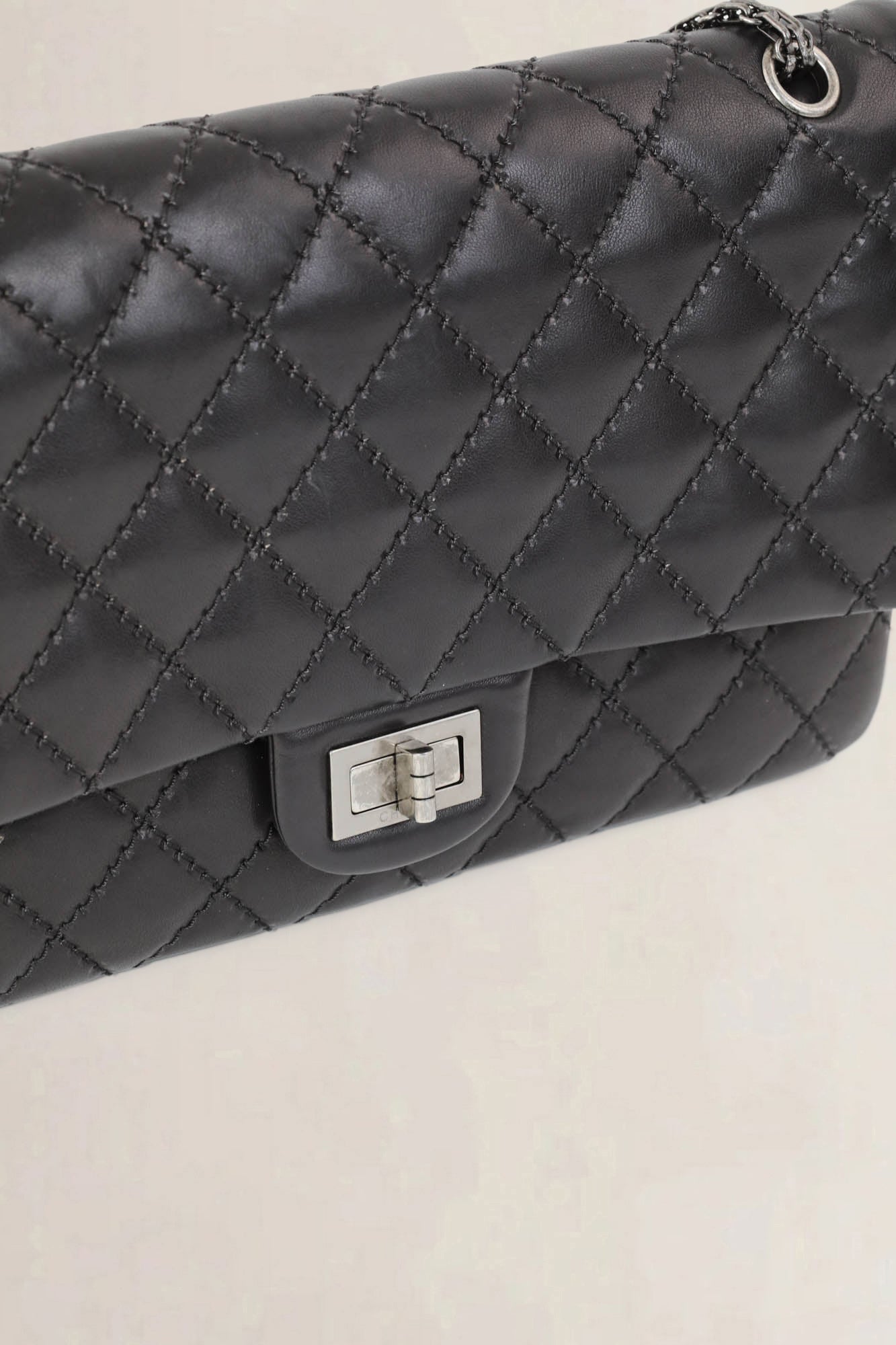 Chanel 2.55 Black Reissue Jumbo Crossbody Bag