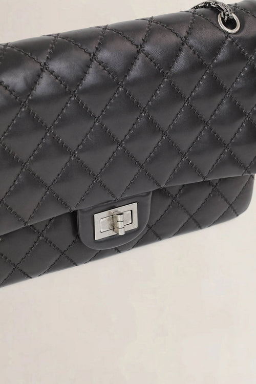 Chanel 2.55 Black Reissue Jumbo Crossbody Bag