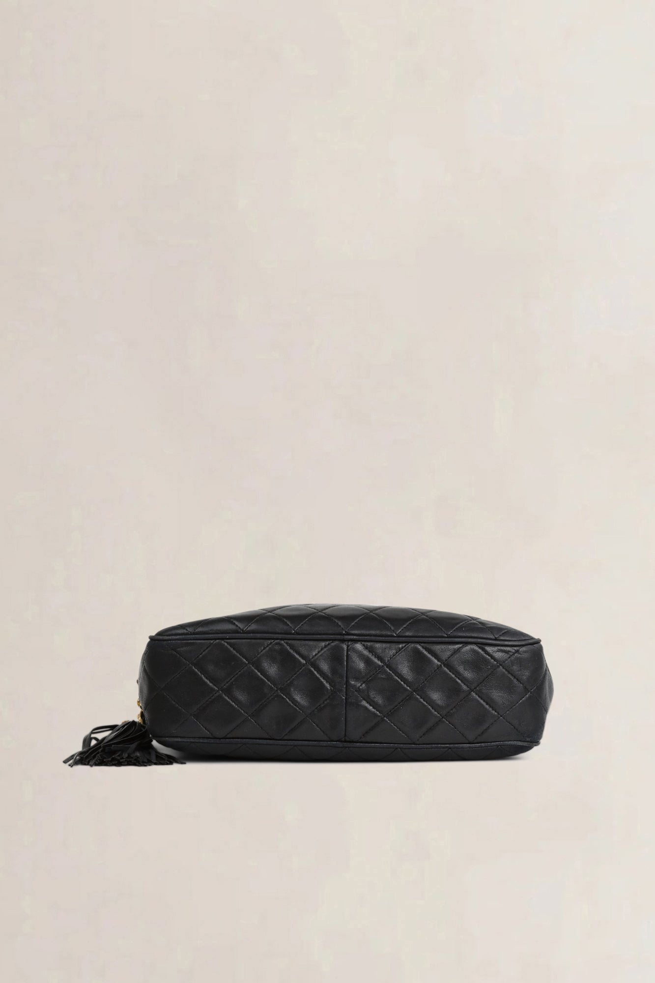 Chanel Vintage Black Quilted Lambskin Camera Bag