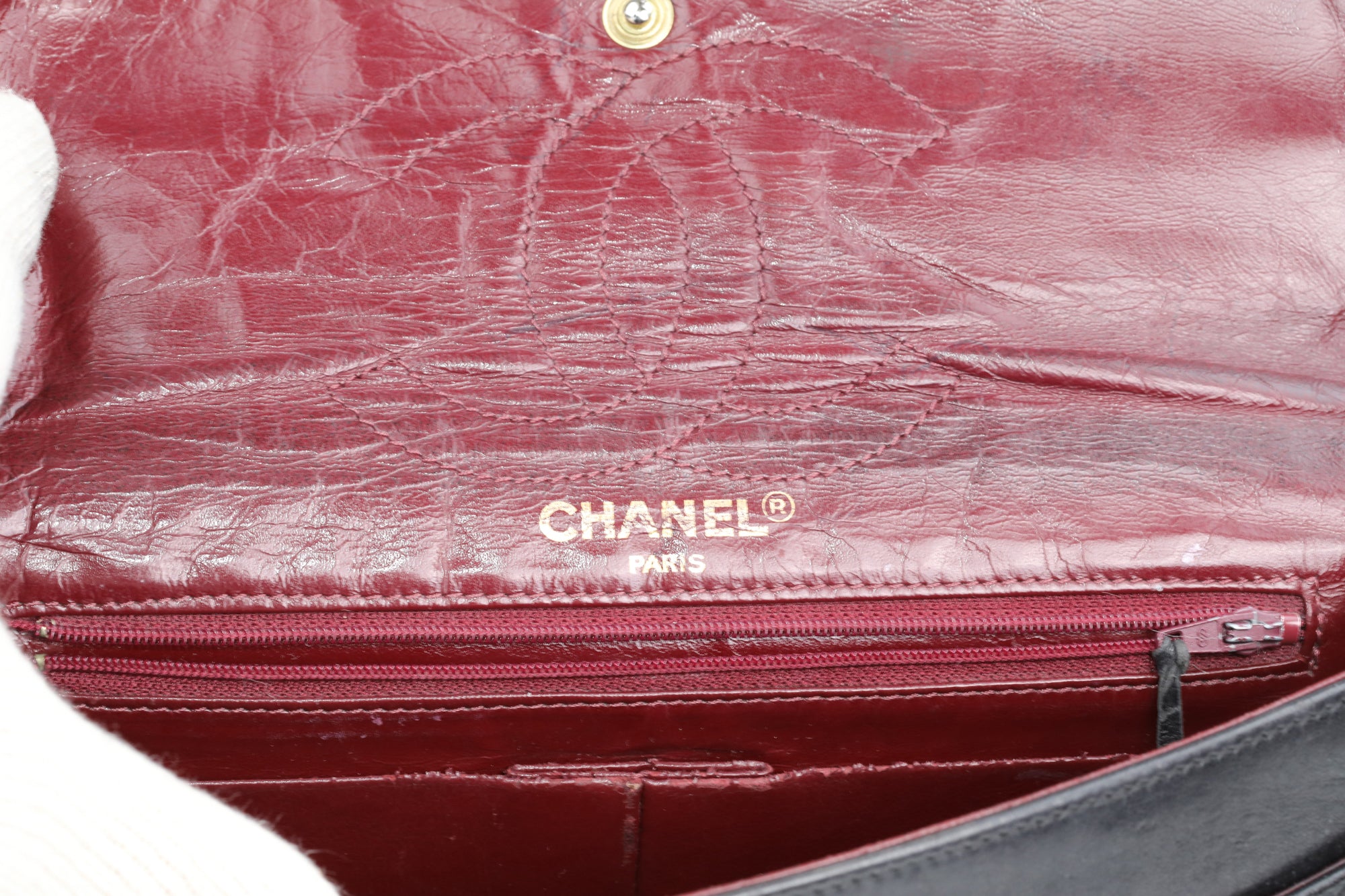 Chanel Black Two Tone Double Flap Diana Crossbody Bag