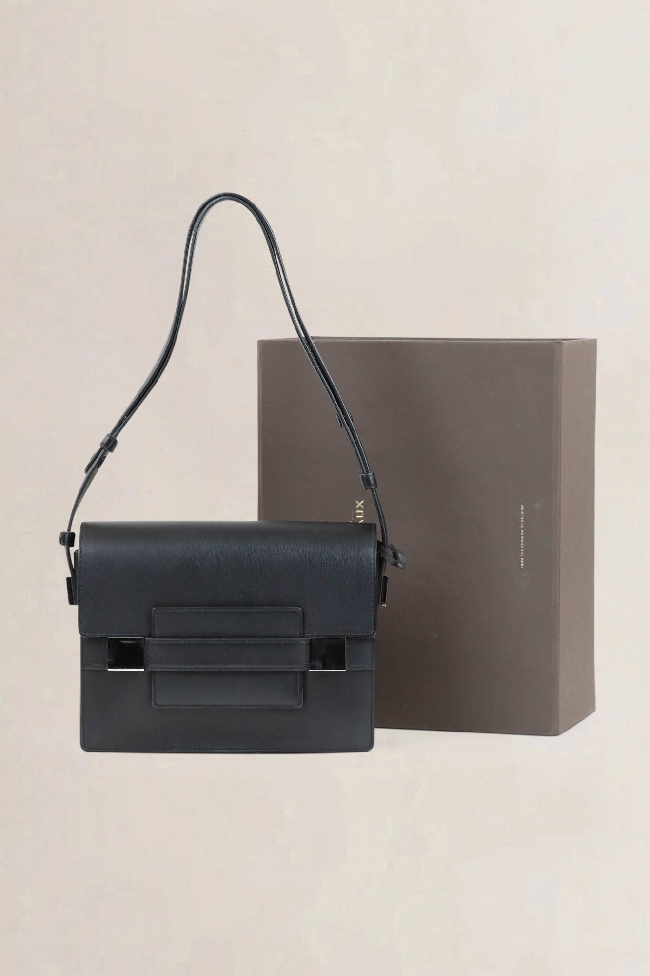 Delvaux Black Madame PM Polo Crossbody Bag