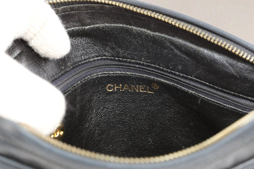 Chanel Vintage Black Quilted Lambskin Camera Bag