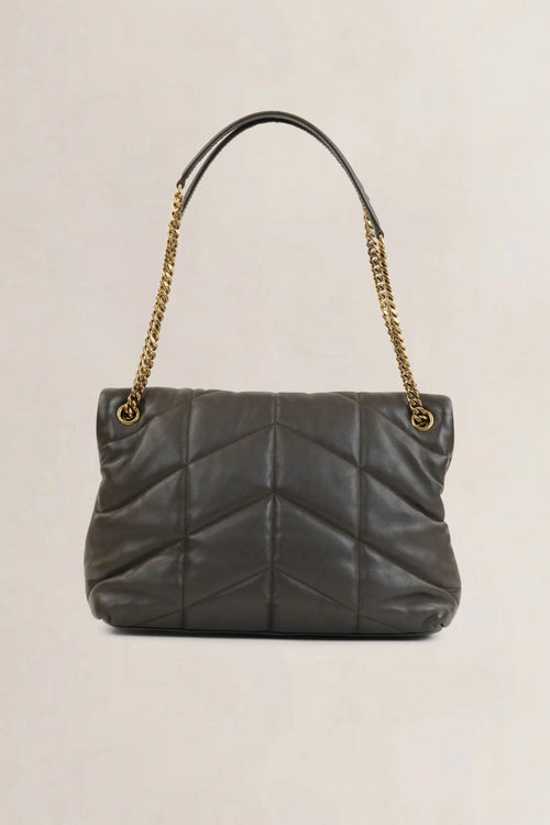 YSL Loulou Khaki Large Crossbody Bag