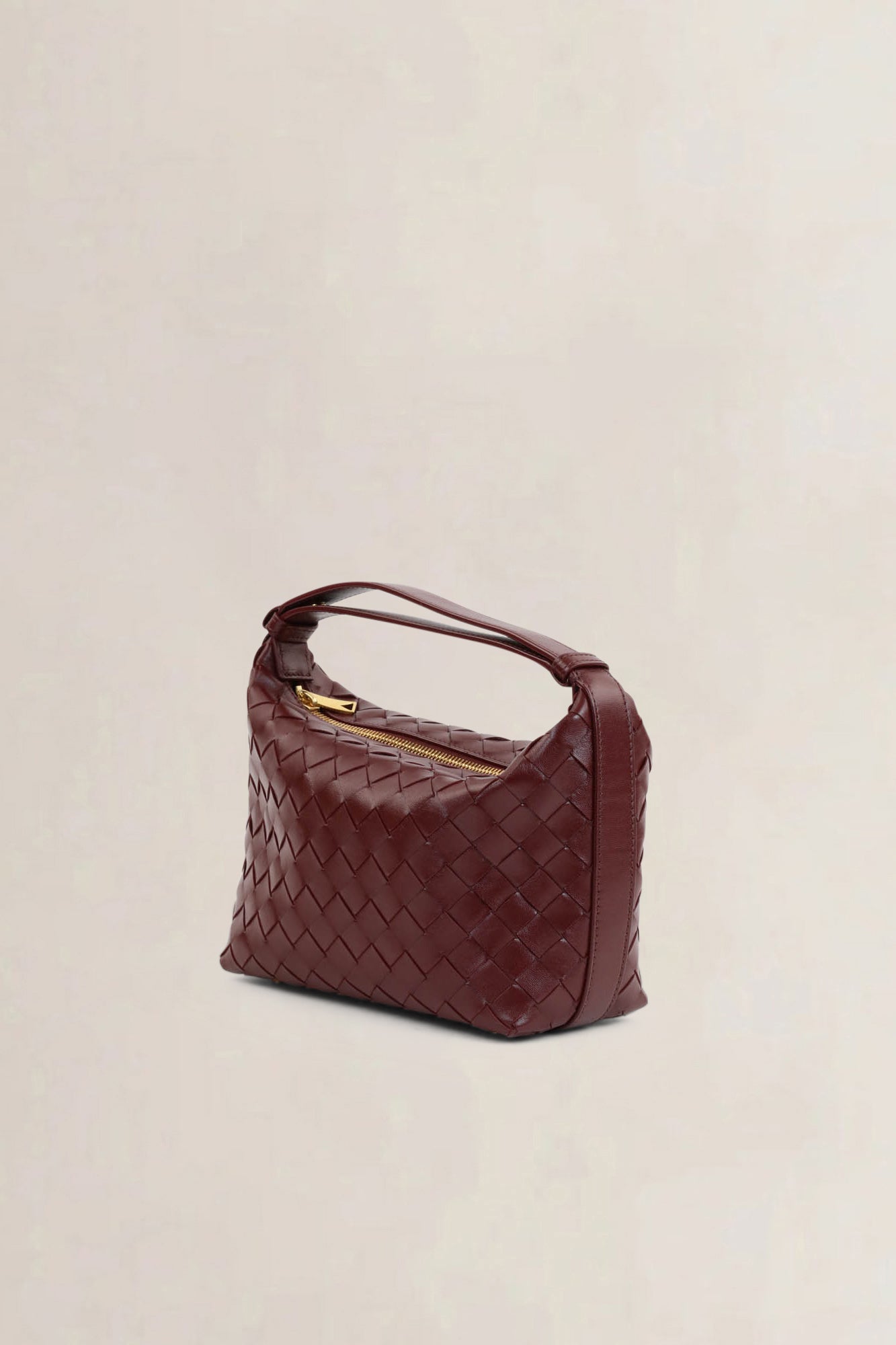 Bottega Veneta Burgundy Wallace Top handle Bag