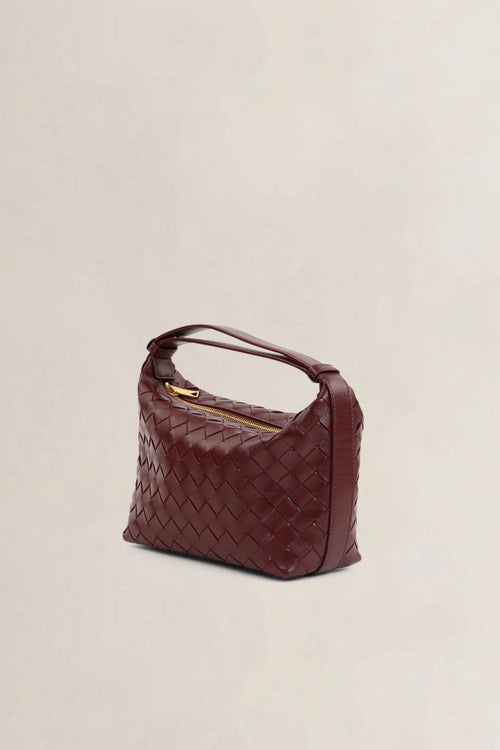 Bottega Veneta Burgundy Wallace Top handle Bag