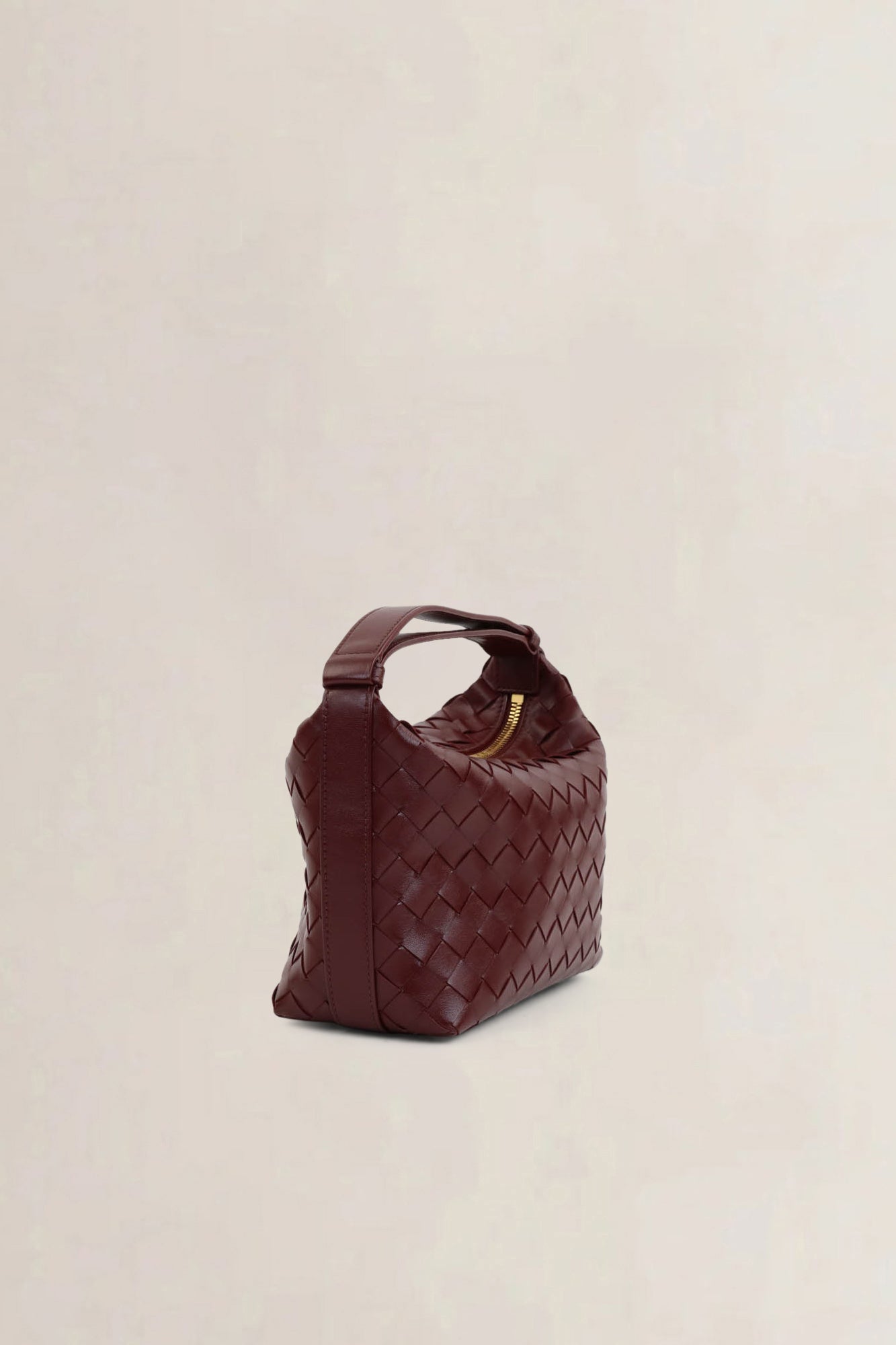 Bottega Veneta Burgundy Wallace Top handle Bag
