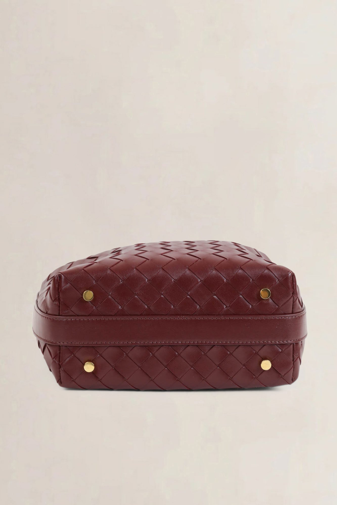 Bottega Veneta Burgundy Wallace Top handle Bag