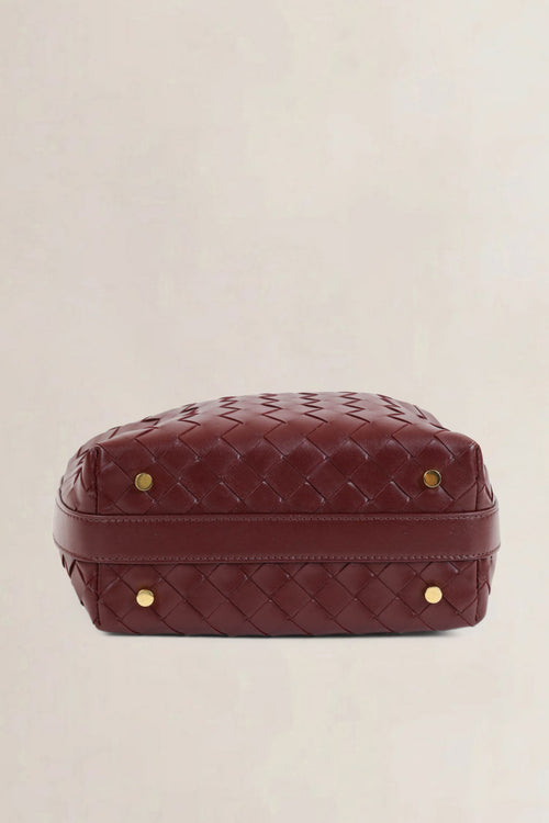 Bottega Veneta Burgundy Wallace Top handle Bag