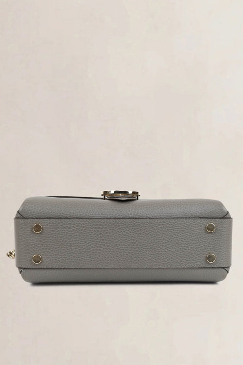Grey Interlocking GG Crossbody Bag