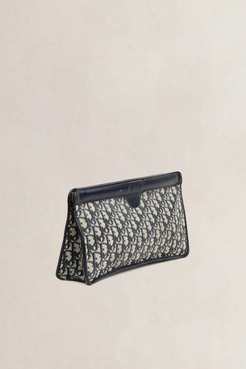 Christian Dior Blue Monogram Clutch