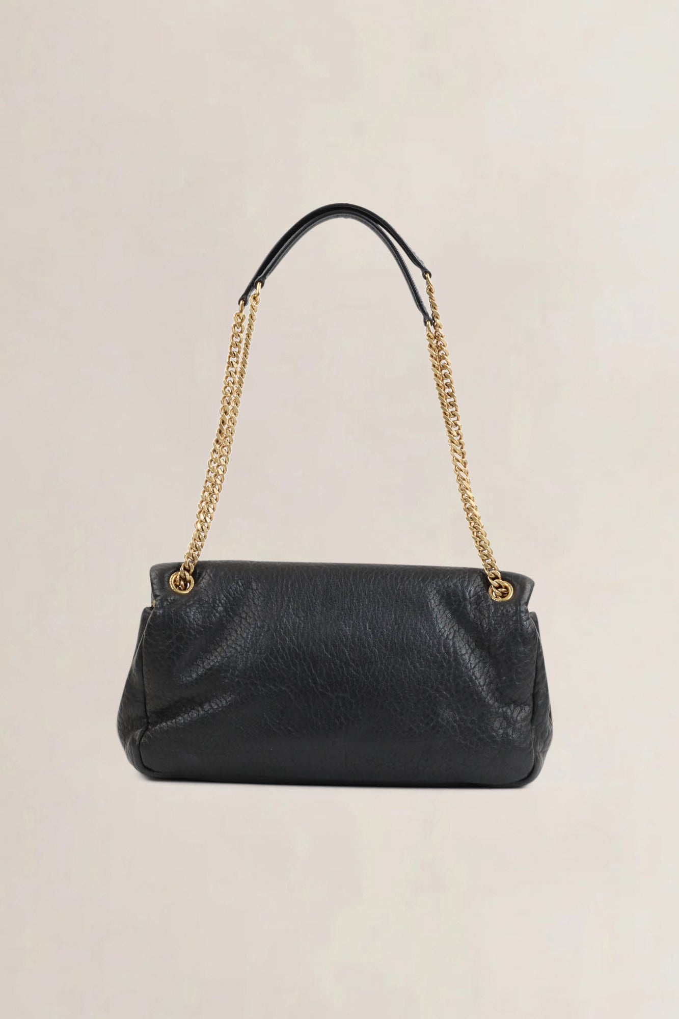 YSL Black Calypso Shoulder Bag