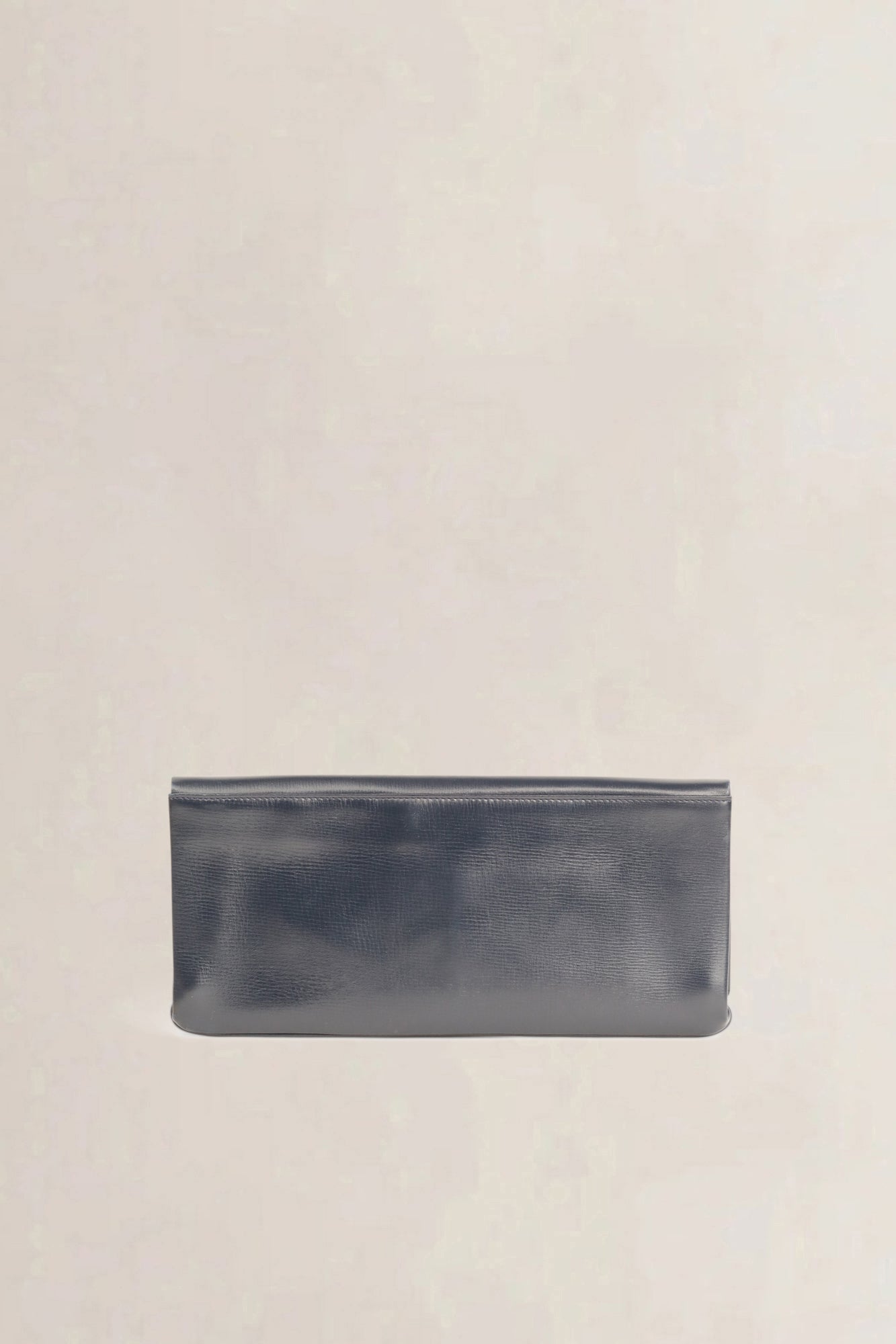 Delvaux Blue Leather Clutch