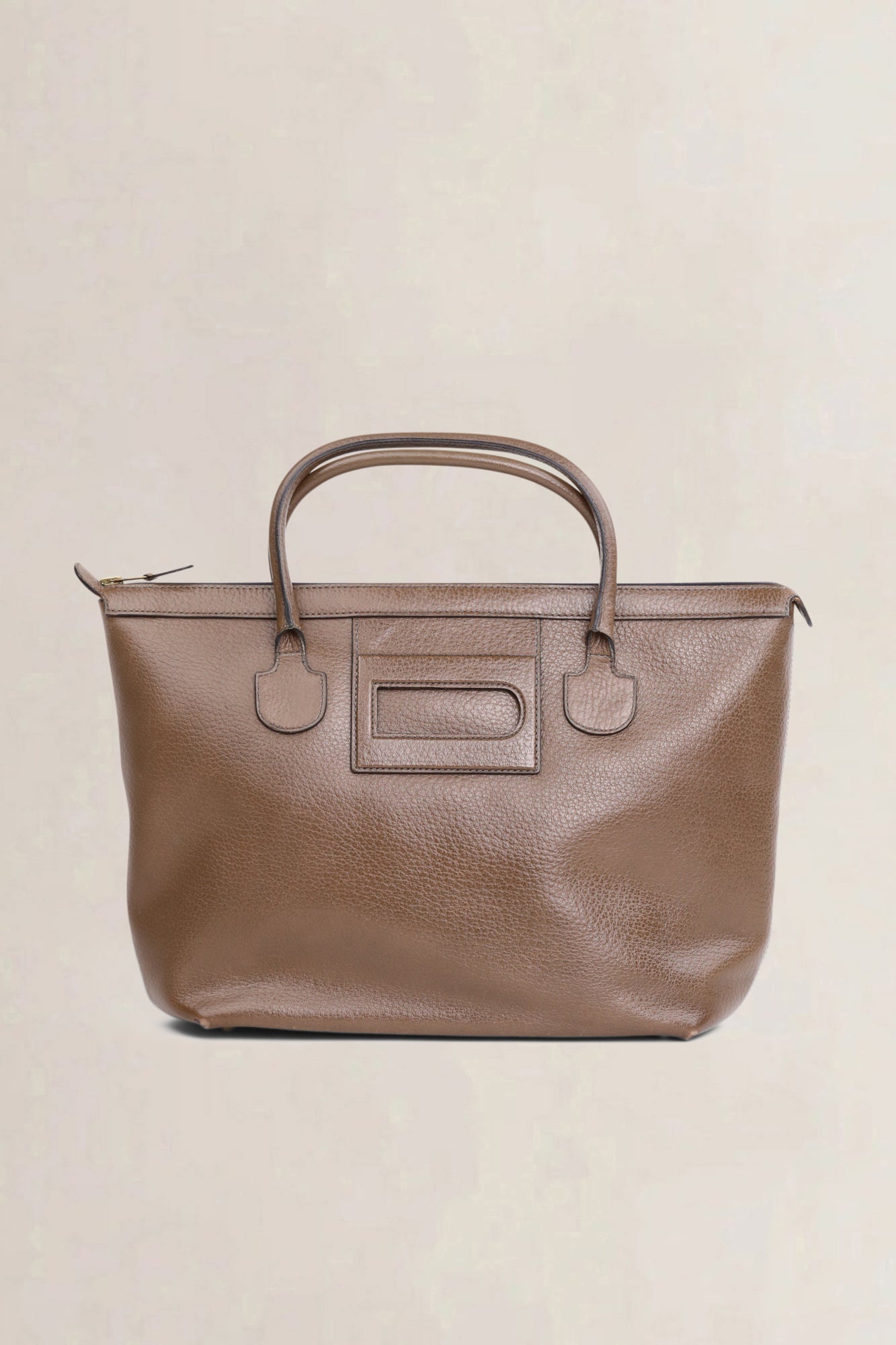 Delvaux Brown Top Handle Bag