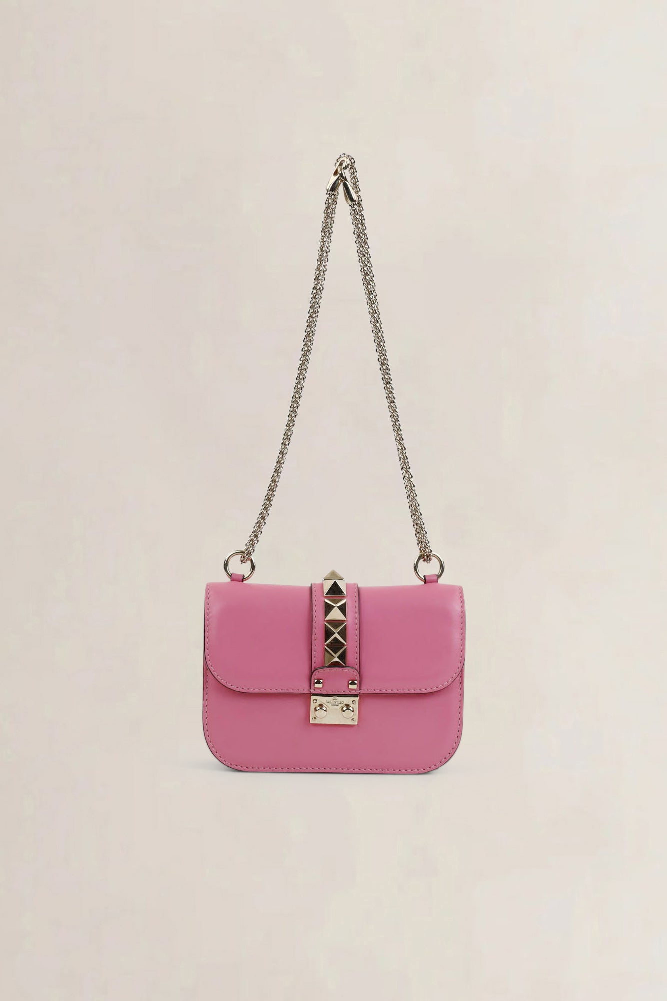 Valentino Garavani Pink Glam Rockstud Crossbody Bag