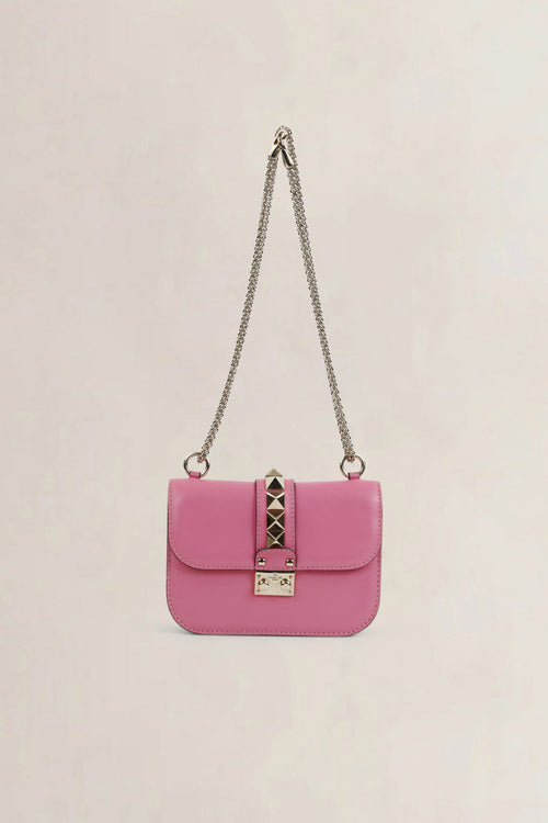 Valentino Garavani Pink Glam Rockstud Crossbody Bag