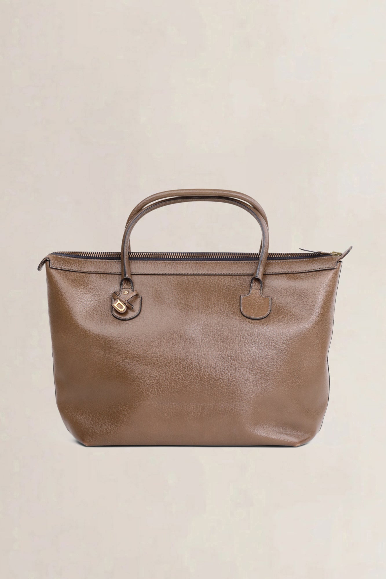 Delvaux Brown Top Handle Bag