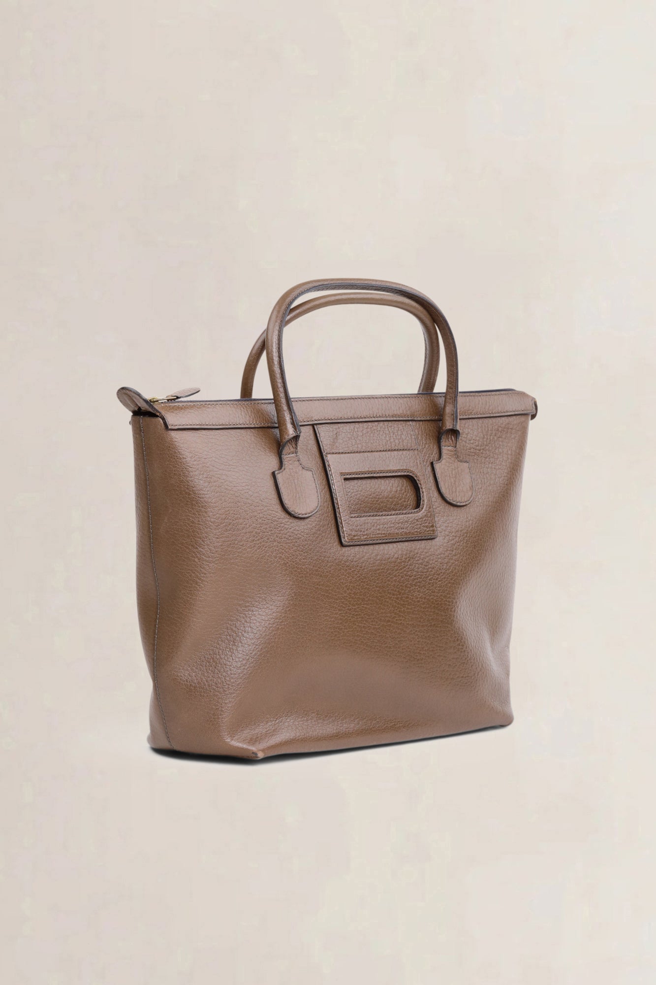 Delvaux Brown Top Handle Bag