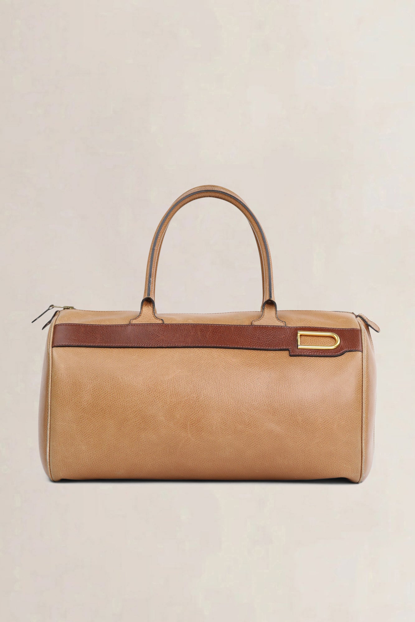 Delvaux Brown Bowling Bag