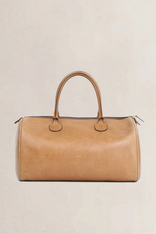 Delvaux Brown Bowling Bag