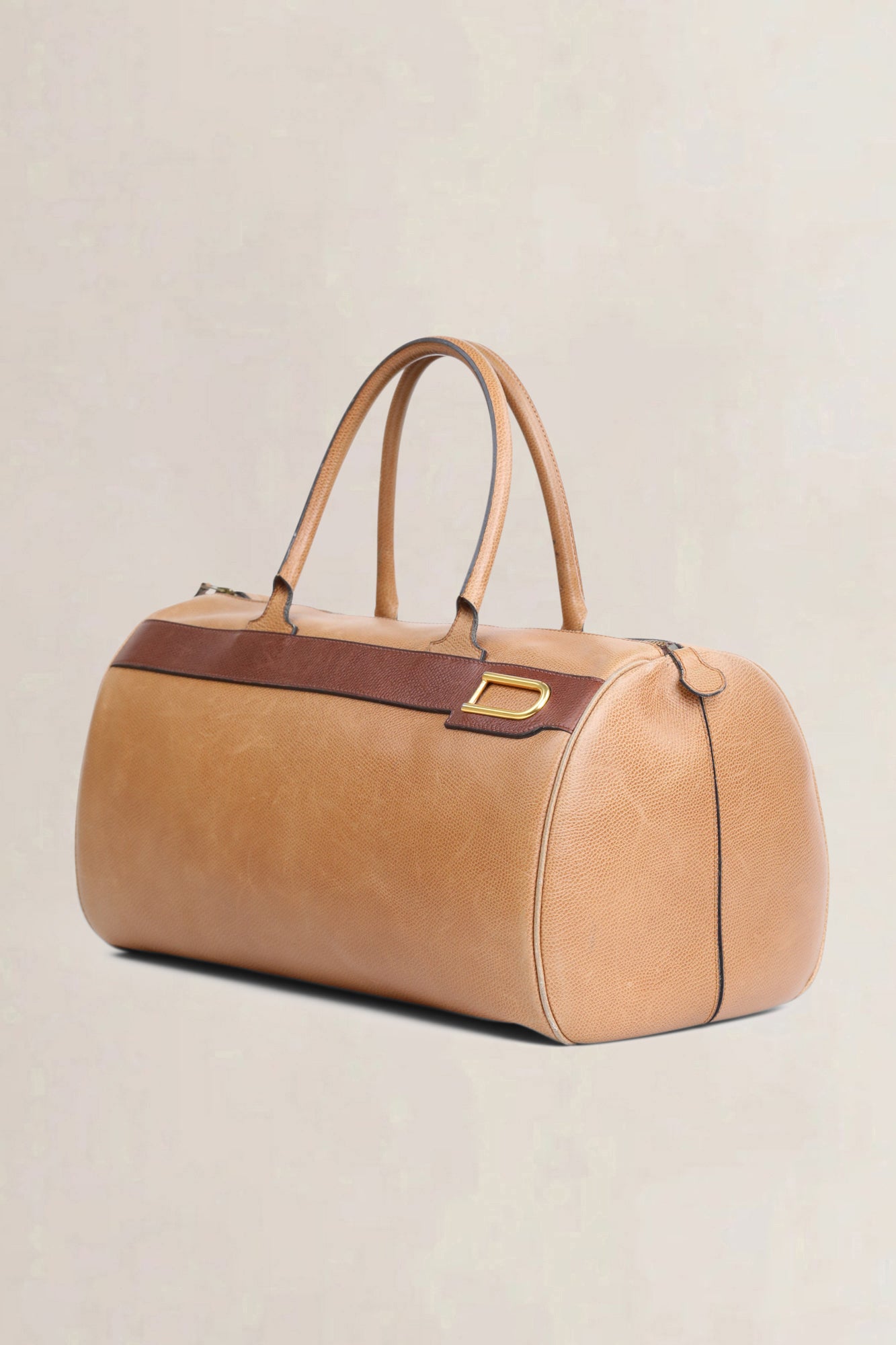 Delvaux Brown Bowling Bag