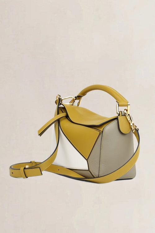 Loewe Green Small Puzzle Bag