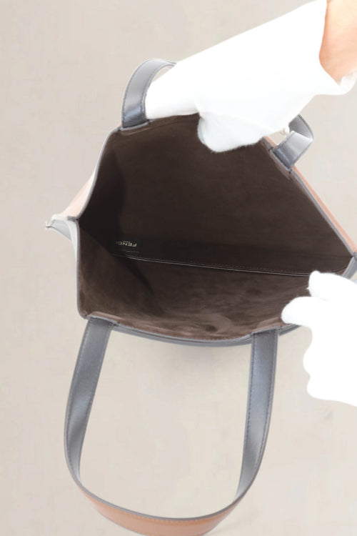 Fendi Brown/Black Flip Shoulder Bag