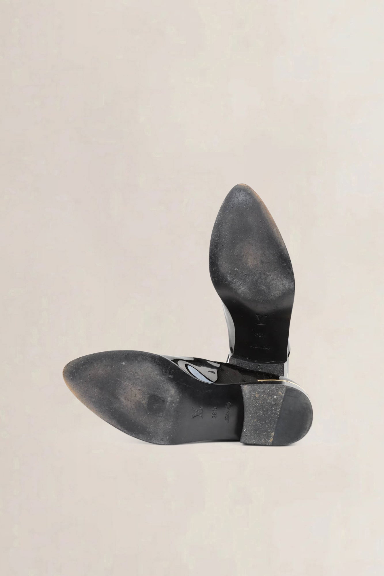 Black Patent Leather Lace Up Shoes