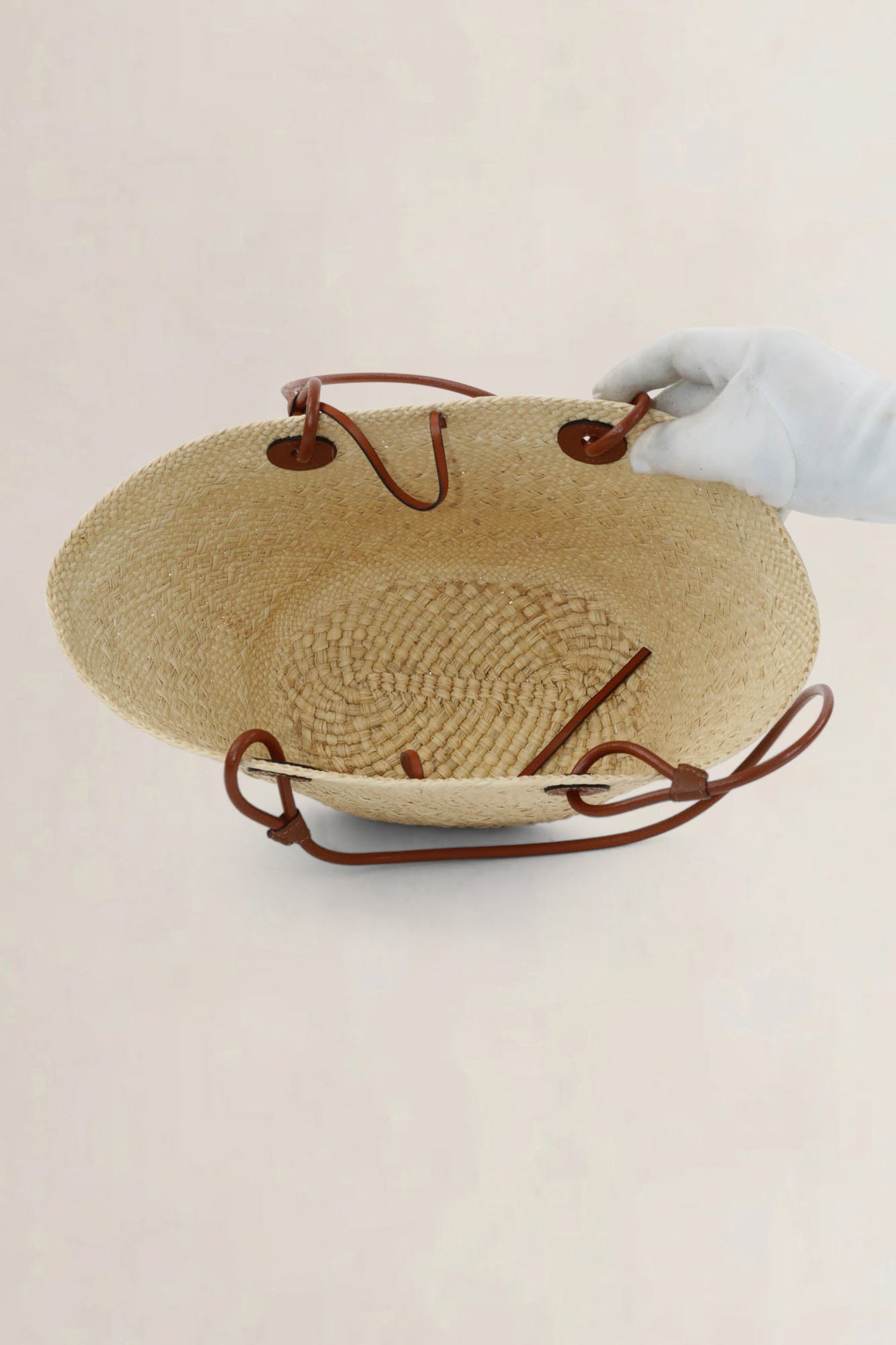 Loewe Smalll Anagram Basket Shoulder Bag