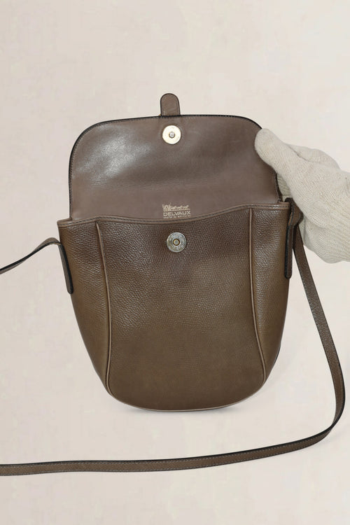 Delvaux Brown Crossbody Bag