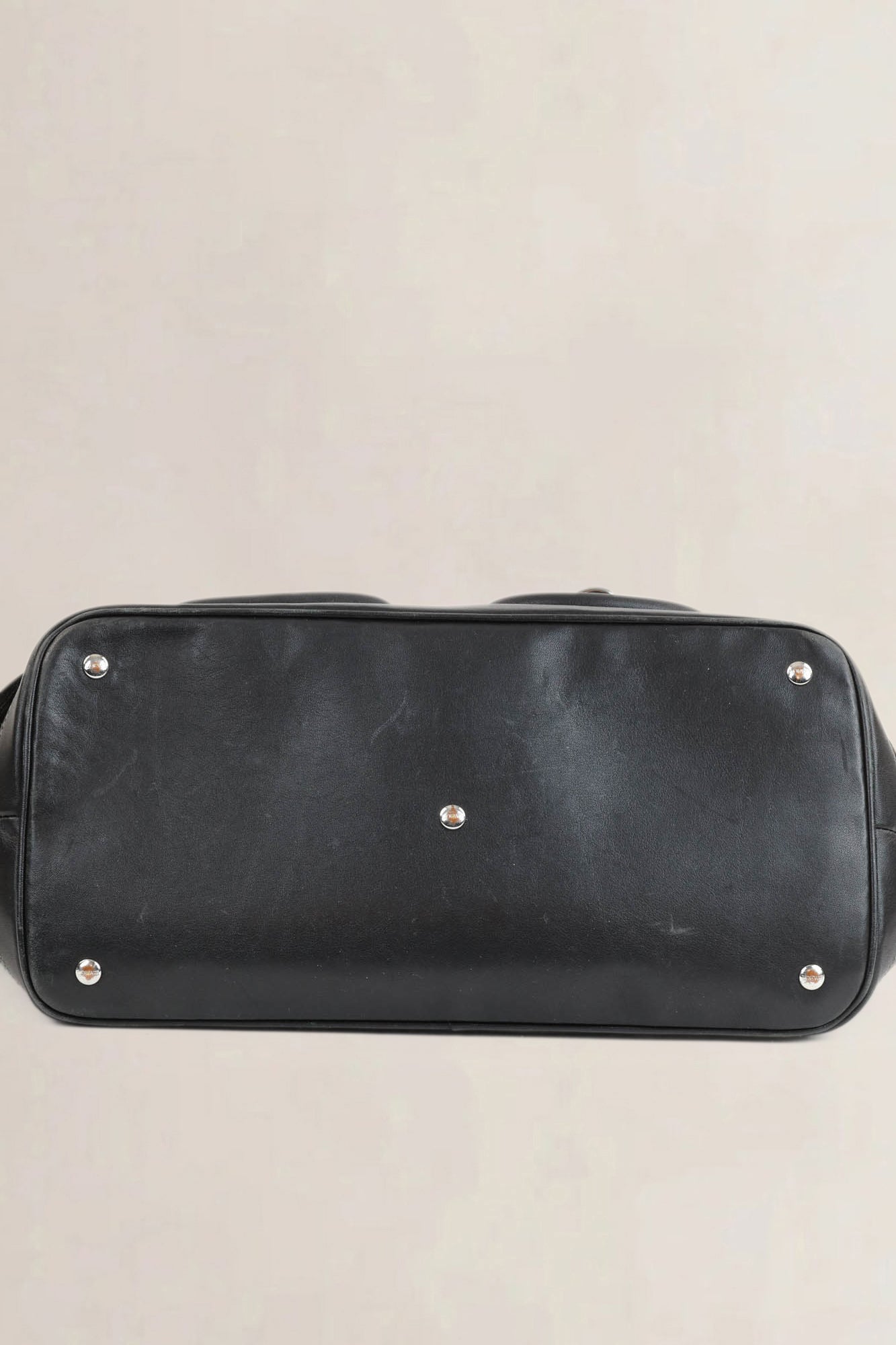 Loewe Black Anagram Leather Shoulder Bag