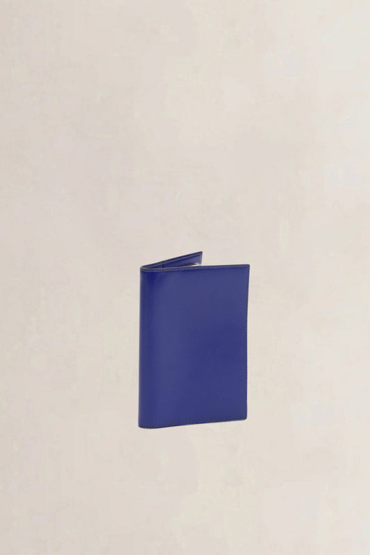 Blue Epsom Calfskin Leather Agenda