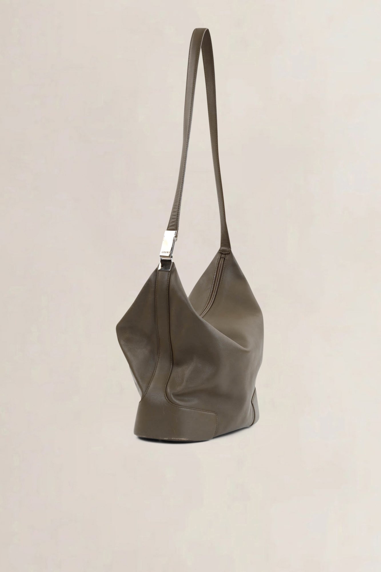 Loewe Green Leather Shoulder Bag