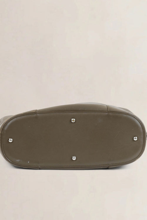 Loewe Green Leather Shoulder Bag