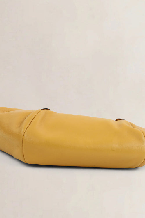 Delvaux Yellow Top Handle Bag