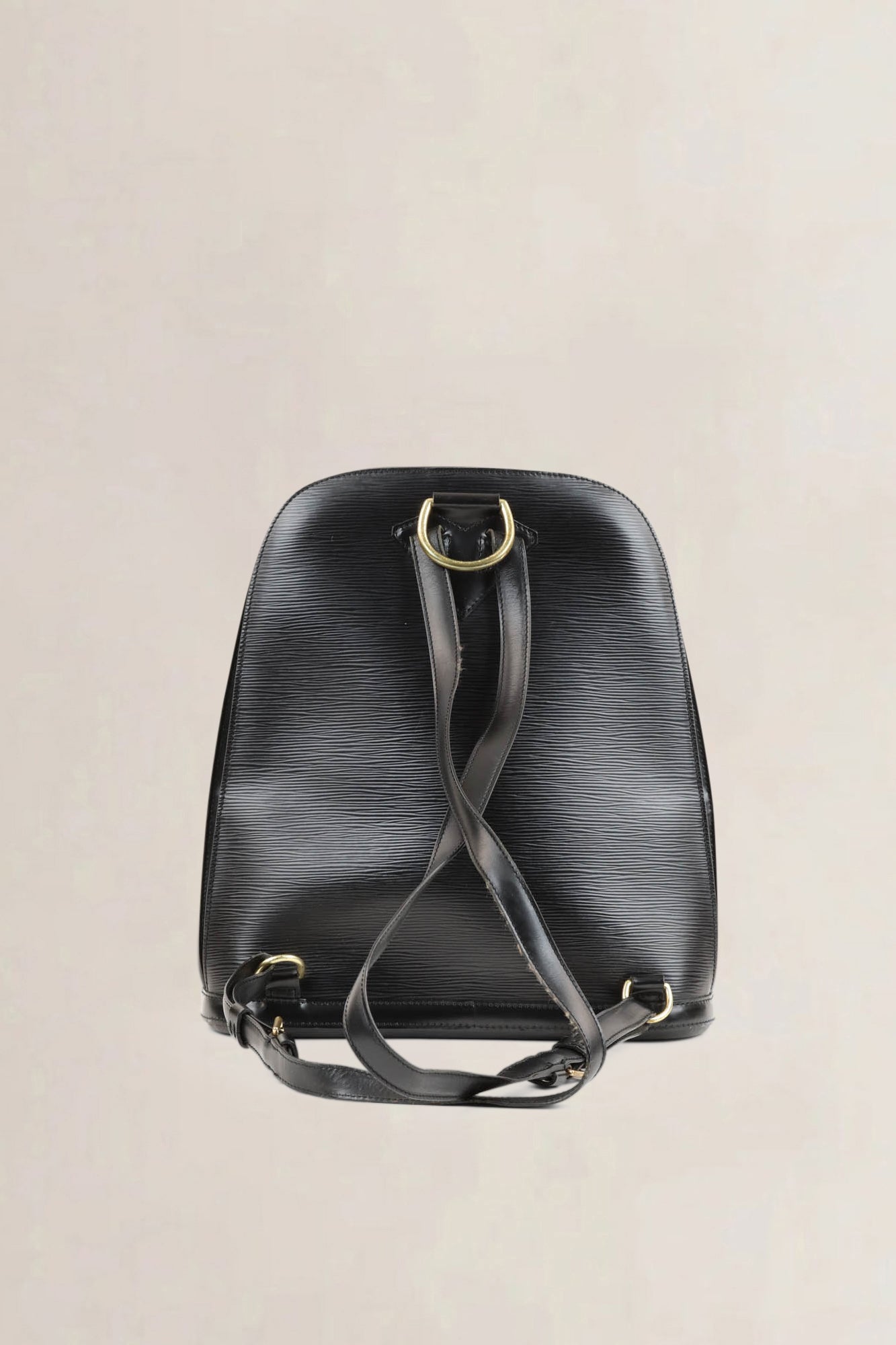 Louis Vuitton Black Epi Leather Gobelins Backpack
