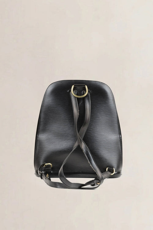 Louis Vuitton Black Epi Leather Gobelins Backpack