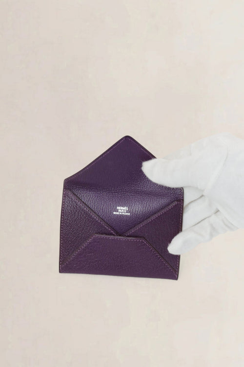 Purple MM Enveloppe Card Holder